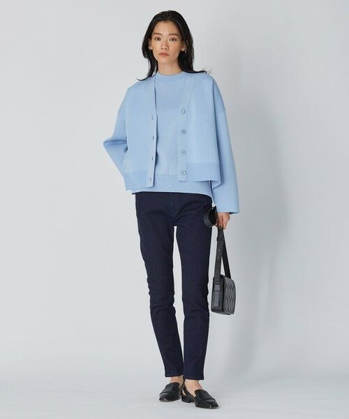 L size ONWARD(大きいサイズ) / エルサイズオンワード ニット・セーター | 【洗える】シルケットコットンスムース モックネック ニット | 詳細9