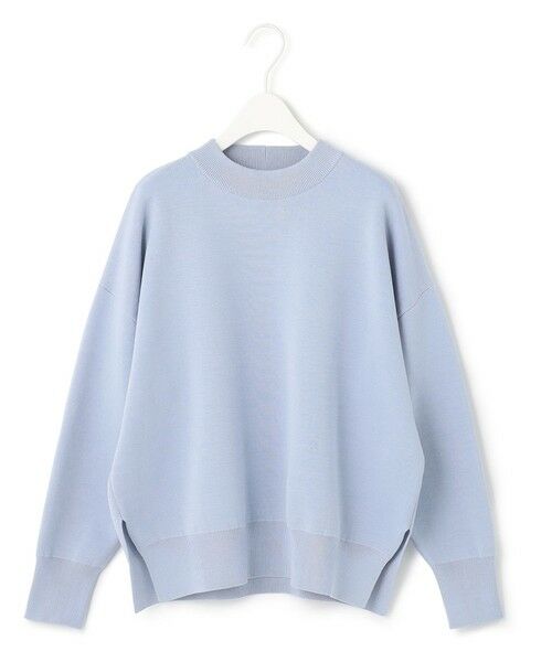 L size ONWARD(大きいサイズ) / エルサイズオンワード ニット・セーター | 【洗える】シルケットコットンスムース モックネック ニット | 詳細10