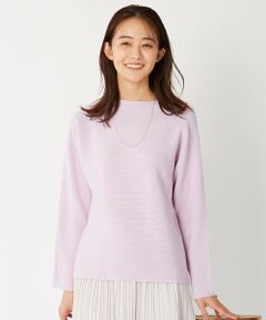 【洗える】CASHMERE BLEND  ボトルネック ニット