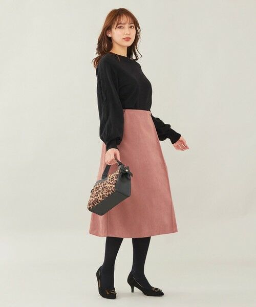 L size ONWARD(大きいサイズ) / エルサイズオンワード ニット・セーター | 【洗える】スリーブレース プルオーバー | 詳細2