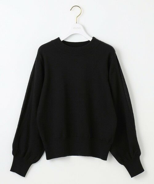 L size ONWARD(大きいサイズ) / エルサイズオンワード ニット・セーター | 【洗える】スリーブレース プルオーバー | 詳細3