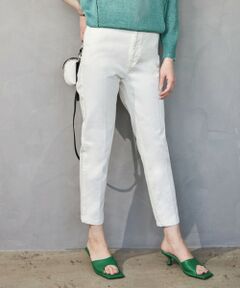 L size ONWARD(大きいサイズ) / エルサイズオンワード デニムパンツ | ハイライズテーパードデニム