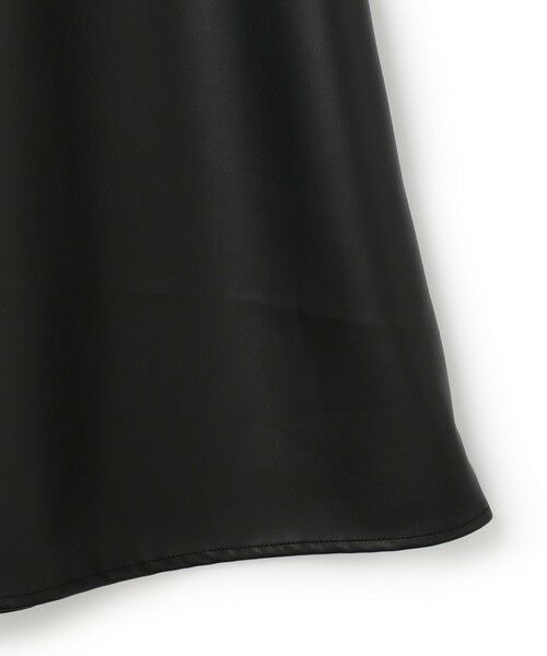 L size ONWARD(大きいサイズ) / エルサイズオンワード ミニ・ひざ丈スカート | 【WEB限定】フェイクレザー スカート | 詳細9