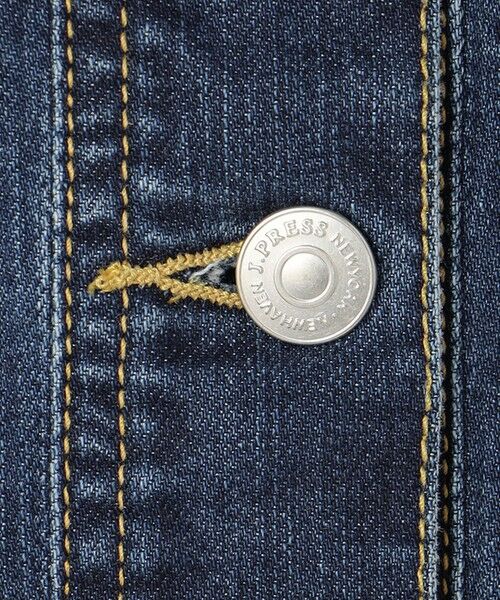 L size ONWARD(大きいサイズ) / エルサイズオンワード Gジャン・デニムジャケット | 【洗える】8.5oz Stretch Denim デニム ジャケット | 詳細7