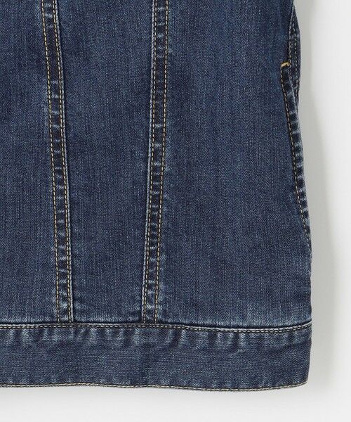 L size ONWARD(大きいサイズ) / エルサイズオンワード Gジャン・デニムジャケット | 【洗える】8.5oz Stretch Denim デニム ジャケット | 詳細9