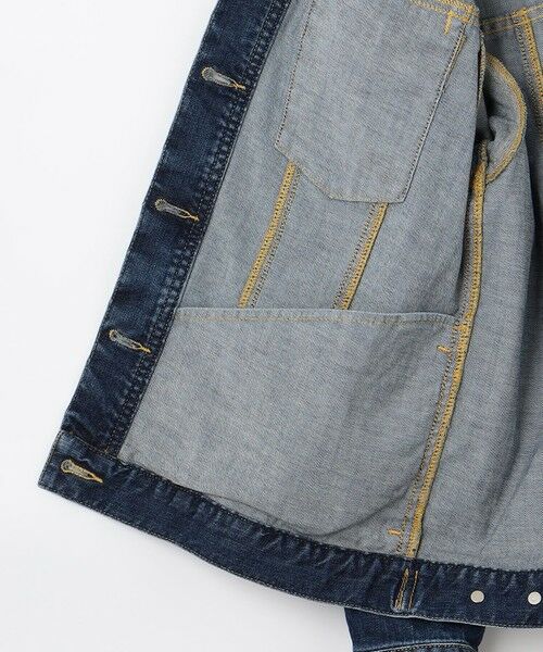 L size ONWARD(大きいサイズ) / エルサイズオンワード Gジャン・デニムジャケット | 【洗える】8.5oz Stretch Denim デニム ジャケット | 詳細15