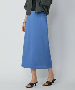 L size ONWARD(大きいサイズ) / エルサイズオンワード ミニ・ひざ丈スカート | 【洗える】Calm ミディスカート