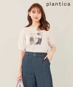 【any SiS×plantica】プリント Tシャツ