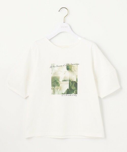 L size ONWARD(大きいサイズ) / エルサイズオンワード カットソー | 【any SiS×plantica】プリント Tシャツ | 詳細6