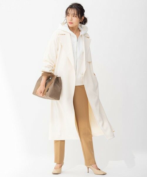 ZARA トレンチコート フレンチテリー ベージュ