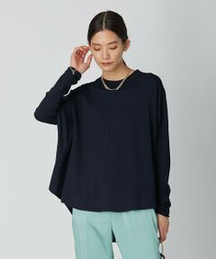 L size ONWARD(大きいサイズ) / エルサイズオンワード ニット・セーター | 【洗える】ヴィスコースワイドプルオーバー ニット