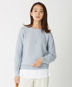 L size ONWARD(大きいサイズ) / エルサイズオンワード ニット・セーター | 【洗える】ハウストンオーガニック ニット