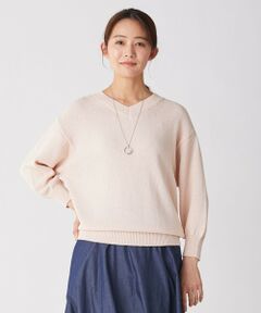 L size ONWARD(大きいサイズ) / エルサイズオンワード ニット・セーター | 【洗える】アーバンミックス Vネック ニット