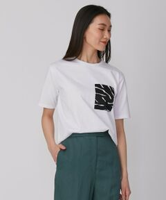 【洗える】プリントパッチワークTEE カットソー