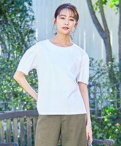 L size ONWARD(大きいサイズ) / エルサイズオンワード カットソー | 【接触冷感・UVケア・消臭】スムースジャージー カットソー