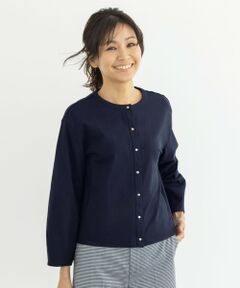 Tricot ドットボタン カットソー