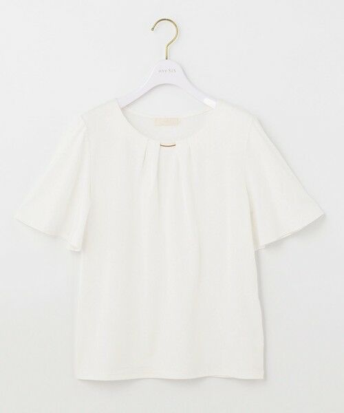 L size ONWARD(大きいサイズ) / エルサイズオンワード カットソー | 【UVケア】コンフォートモダールベーシッククルーネック Tシャツ | 詳細3