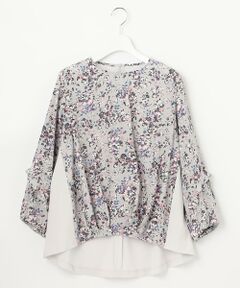 L size ONWARD(大きいサイズ) / エルサイズオンワード カットソー | 【洗える】ファブリックコンビジャージー プルオーバー