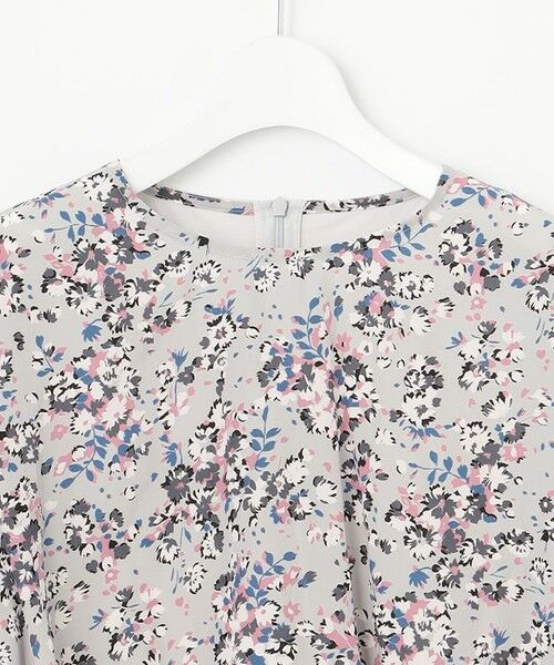 L size ONWARD(大きいサイズ) / エルサイズオンワード カットソー | 【洗える】ファブリックコンビジャージー プルオーバー | 詳細2