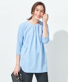 L size ONWARD(大きいサイズ) / エルサイズオンワード カットソー | 【放湿性/保湿性】イージートップス チュニック丈カットソー