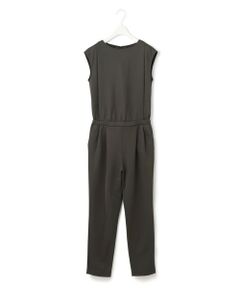 L size ONWARD(大きいサイズ) / エルサイズオンワード サロペット・オールインワン | 【洗える】セットアップジャージ  オールインワン