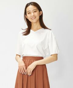 L size ONWARD(大きいサイズ) / エルサイズオンワード カットソー | コットンリブジャージー カットソー