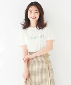 【洗える】メッセージロゴ Ｔシャツ