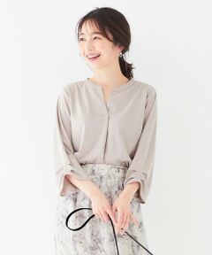 L size ONWARD(大きいサイズ) / エルサイズオンワード シャツ・ブラウス | 【UVケア】エアリードレープスムース 7分袖 トップス