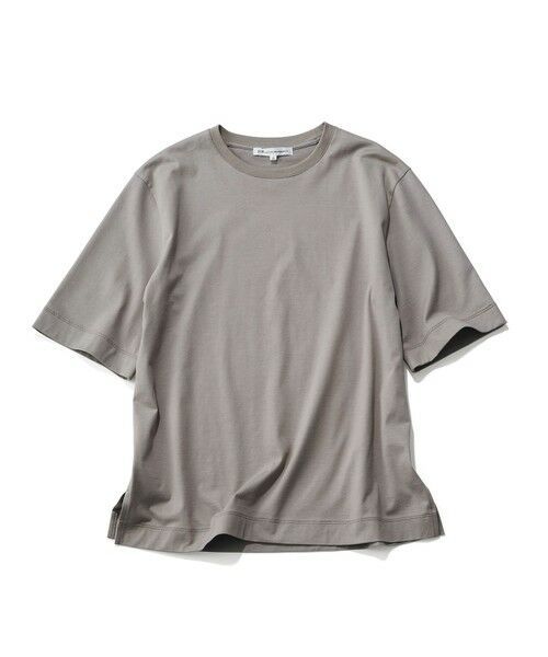 L size ONWARD(大きいサイズ) / エルサイズオンワード カットソー | ALBINIジャージー 5分袖 Tシャツ | 詳細14