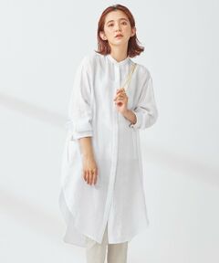 【WEB/一部店舗限定】 LIBECO LINEN チュニックシャツ