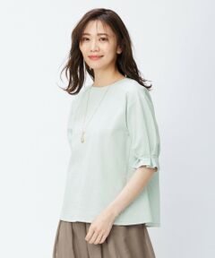 L size ONWARD(大きいサイズ) / エルサイズオンワード カットソー | 【抗菌防臭・吸水速乾】サッカージャージー 5分袖 カットソー