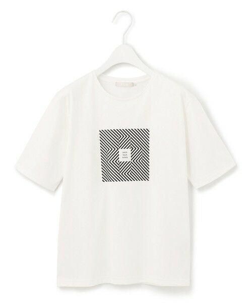 L size ONWARD(大きいサイズ) / エルサイズオンワード カットソー | 【洗える】グラフィックTシャツ | 詳細4