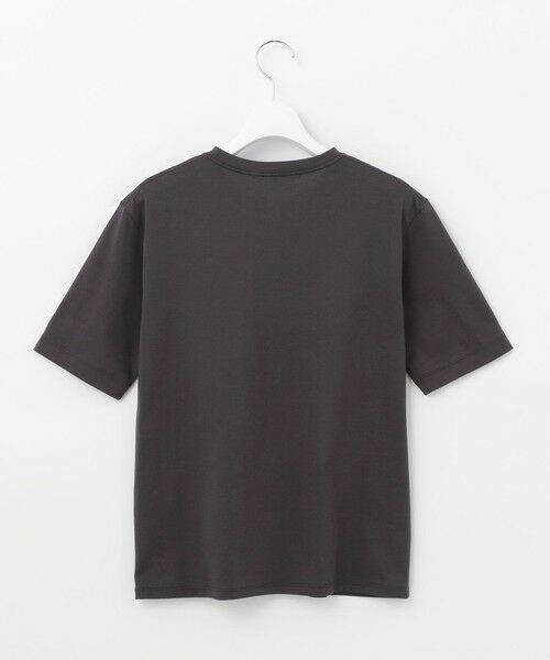 L size ONWARD(大きいサイズ) / エルサイズオンワード カットソー | 【洗える】スーピマコットン ロゴ Tシャツ | 詳細5