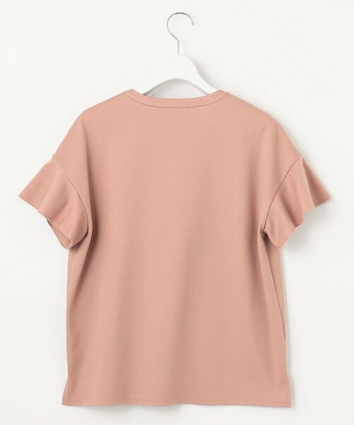 L size ONWARD(大きいサイズ) / エルサイズオンワード カットソー | 【UVケア・接触冷感】コンパクトコットンスムース キーネック カットソー | 詳細7