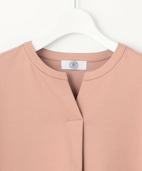L size ONWARD(大きいサイズ) / エルサイズオンワード カットソー | 【UVケア・接触冷感】コンパクトコットンスムース キーネック カットソー | 詳細8