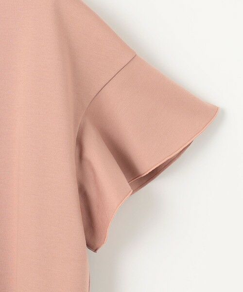 L size ONWARD(大きいサイズ) / エルサイズオンワード カットソー | 【UVケア・接触冷感】コンパクトコットンスムース キーネック カットソー | 詳細9