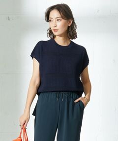 L size ONWARD(大きいサイズ) / エルサイズオンワード ニット・セーター | 【洗える】ミックスパターンニット