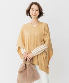 L size ONWARD(大きいサイズ) / エルサイズオンワード ニット・セーター | 【洗える/セットアイテム】マルチWAYコンビ ニットポンチョ×プルオーバー