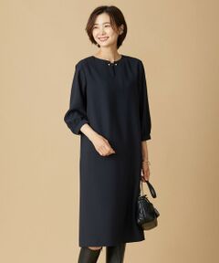 L size ONWARD(大きいサイズ) / エルサイズオンワード ロング・マキシ丈ワンピース | 【洗える】 RELAXION ツイル ワンピース