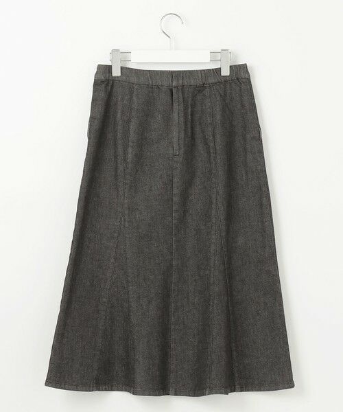 L size ONWARD(大きいサイズ) / エルサイズオンワード デニムスカート | 【洗える】10oz Stretch Denim スカート | 詳細10