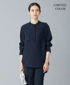 L size ONWARD(大きいサイズ) / エルサイズオンワード シャツ・ブラウス | 【WEB限定カラーあり・洗える】ライトダブルクロス プルオーバーブラウス