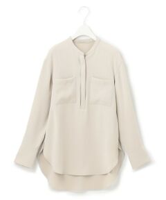 L size ONWARD(大きいサイズ) / エルサイズオンワード シャツ・ブラウス | 【WEB限定カラーあり・洗える】ライトダブルクロス プルオーバーブラウス