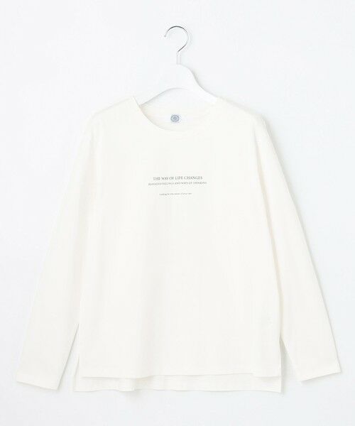 L size ONWARD(大きいサイズ) / エルサイズオンワード カットソー | ロゴ Tシャツ | 詳細17