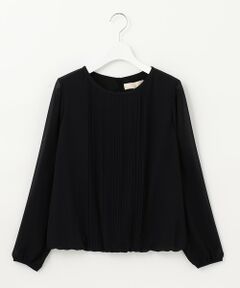 L size ONWARD(大きいサイズ) / エルサイズオンワード カットソー | 【洗える/ベーシックカラー】ロイヤルシフォン プルオーバー カットソー