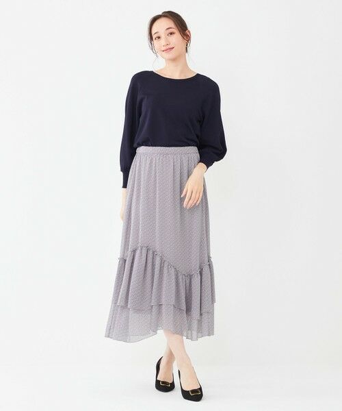 L size ONWARD(大きいサイズ) / エルサイズオンワード ニット・セーター | 【洗える】タックポイント ニット | 詳細16