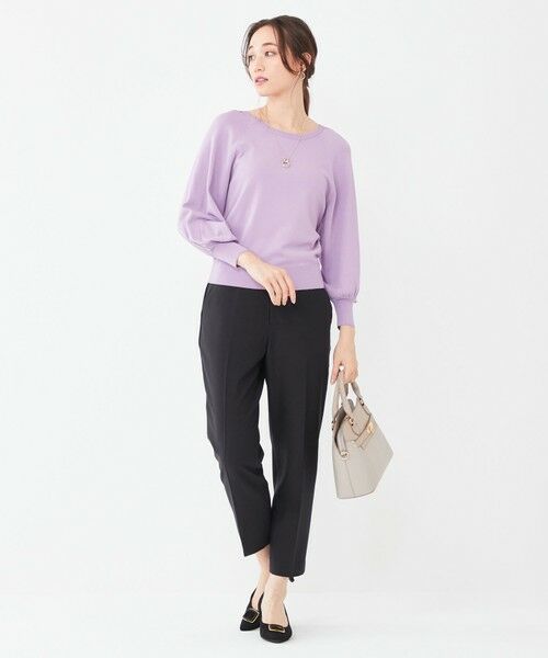 L size ONWARD(大きいサイズ) / エルサイズオンワード ニット・セーター | 【洗える】タックポイント ニット | 詳細19