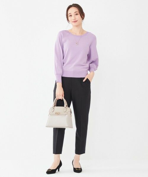 L size ONWARD(大きいサイズ) / エルサイズオンワード ニット・セーター | 【洗える】タックポイント ニット | 詳細18