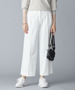 L size ONWARD(大きいサイズ) / エルサイズオンワード その他パンツ | 【洗える】T/Rドライギャバ  ワイドストレートパンツ