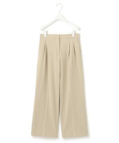 L size ONWARD(大きいサイズ) / エルサイズオンワード その他パンツ | 【洗える】T/Rドライギャバ  ワイドストレートパンツ