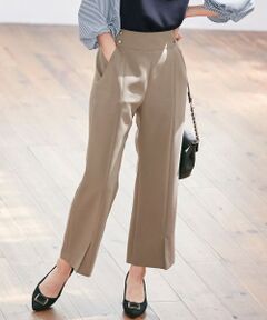 L size ONWARD(大きいサイズ) / エルサイズオンワード その他パンツ | 【洗える】ハイウエストセミフレア パンツ